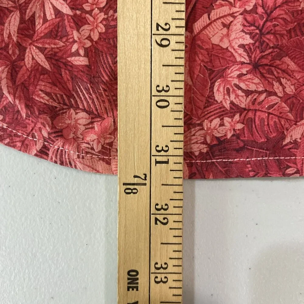 NWT Tommy Bahama Sport Jungle Shade Silk Sacramento City Baseball Red Large